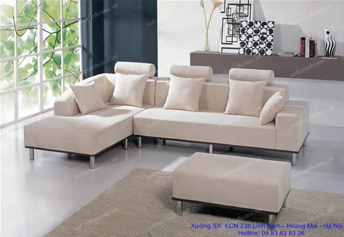 sofa góc nỉ mẫu 15